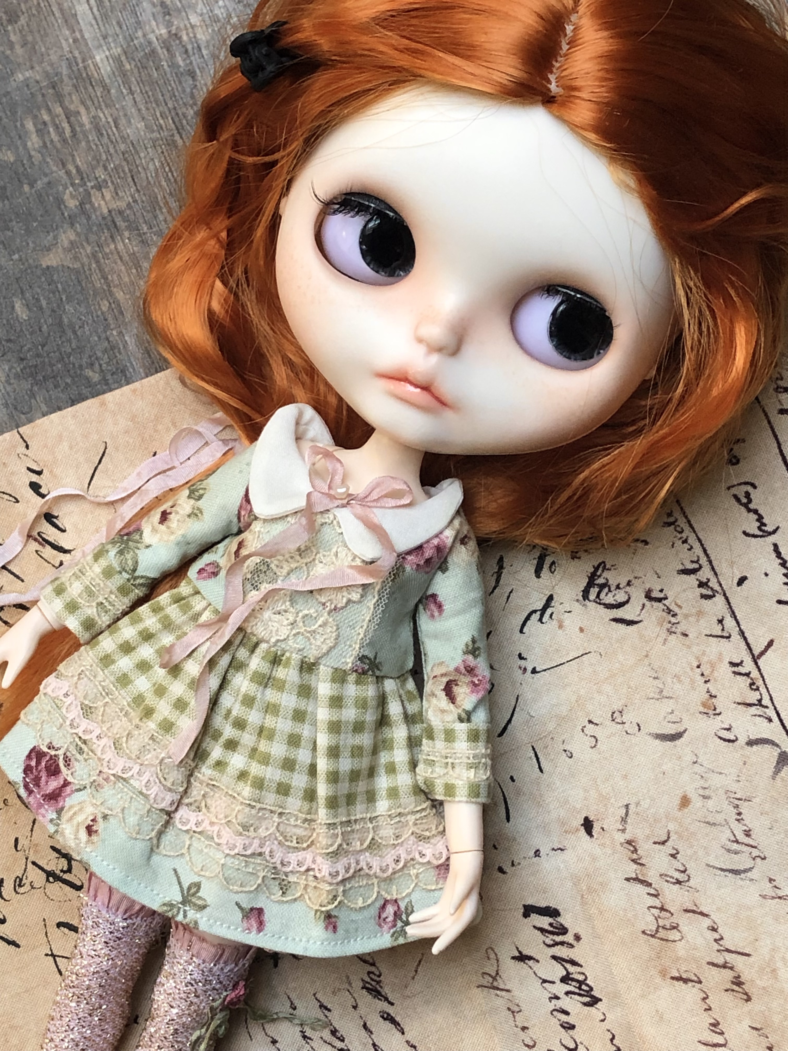 Outfit Set vintage style for ♡ Blythe or Blythe like doll.