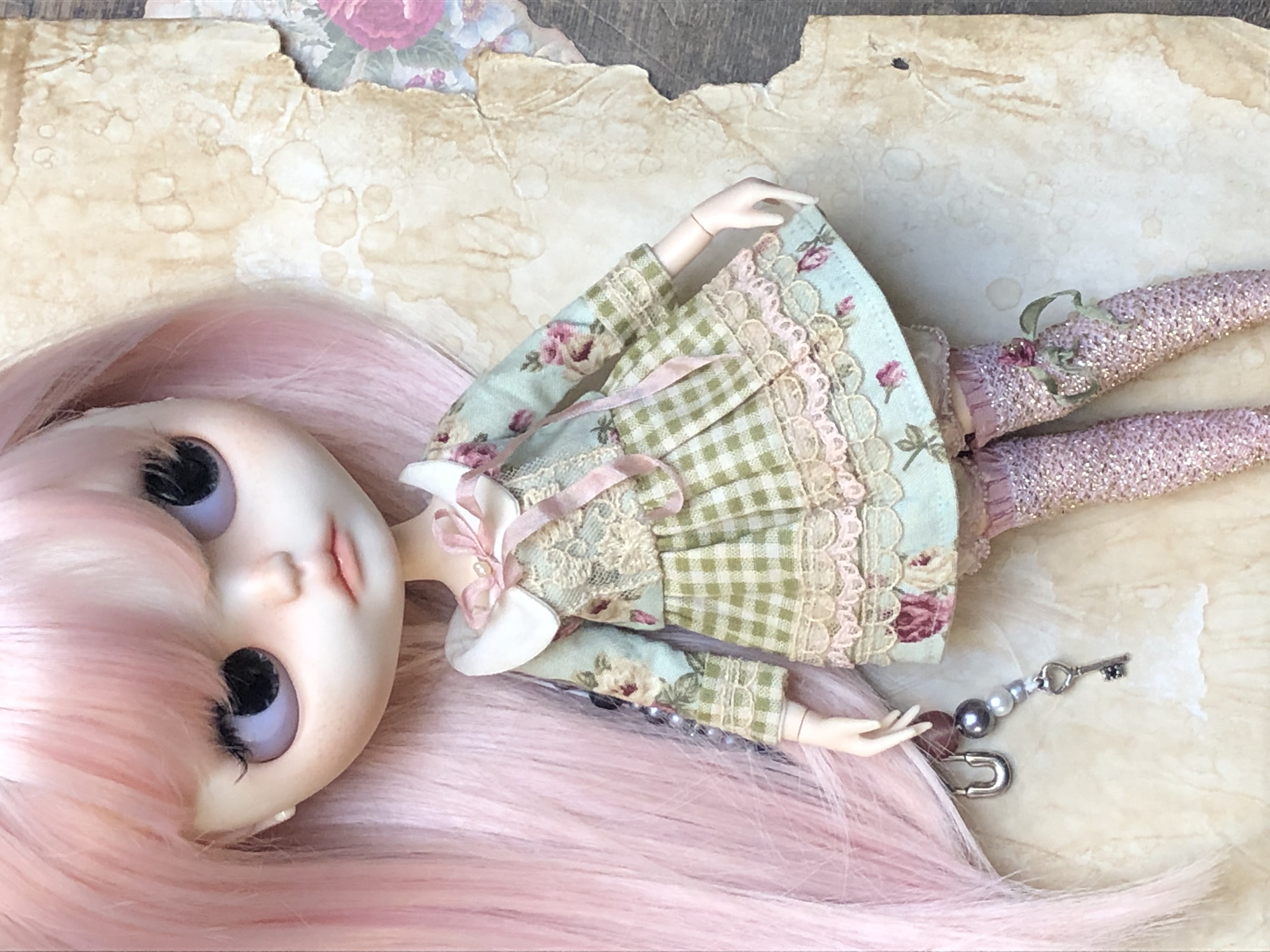 Outfit Set vintage style for ♡ Blythe or Blythe like doll.