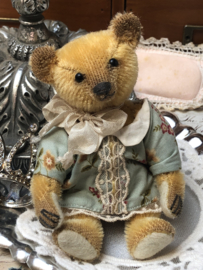 Hug Me Again Collectible bear "Little Noble" standing about 5.5 inch tall.