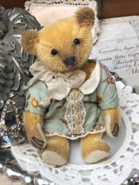 Hug Me Again Collectible bear "Little Noble" standing about 5.5 inch tall.