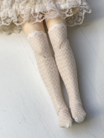 long lace stockings for Blythe or Blythe like doll.