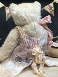 Hug Me Again Collectible bear "Rosalie" standing about 10.5 inch tall.