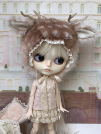 Blythe Fluffy Fawn Deer Hat 🦌