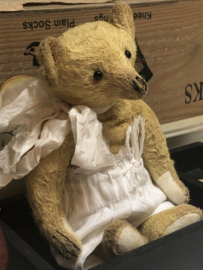 Hug Me Again Collectible bear "Finn" standing about 6 inch tall.