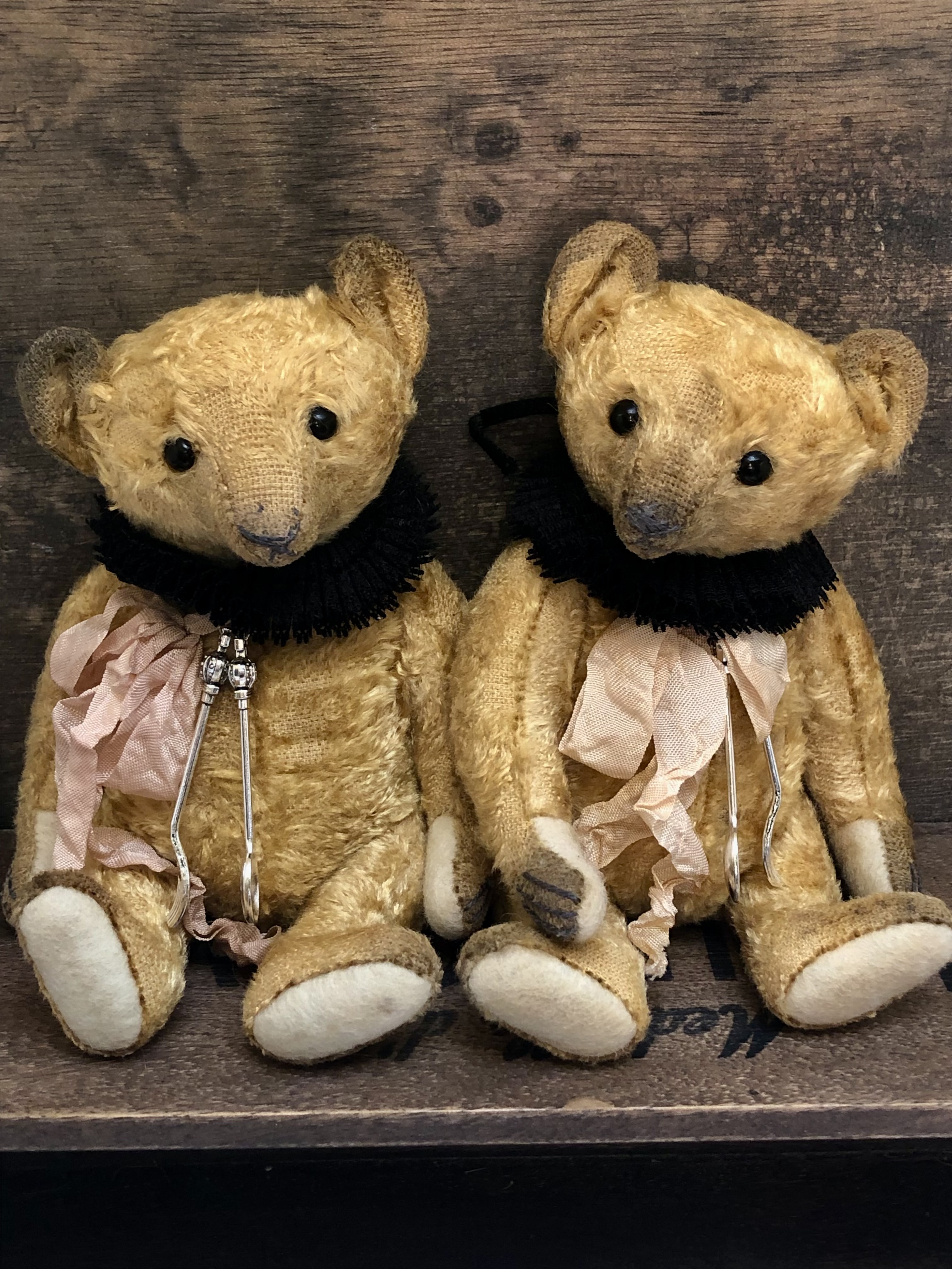 Hug Me Again Collectible bear "Emeric" standing about 7.5 inch tall.