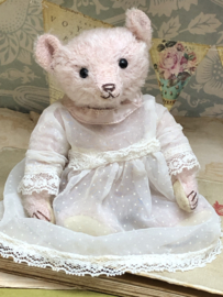 Hug Me Again Collectible bear "Rosalind" standing about 6 inch tall.