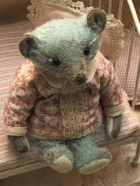 Hug Me Again Collectible bear "Herby" standing about 6 inch tall.