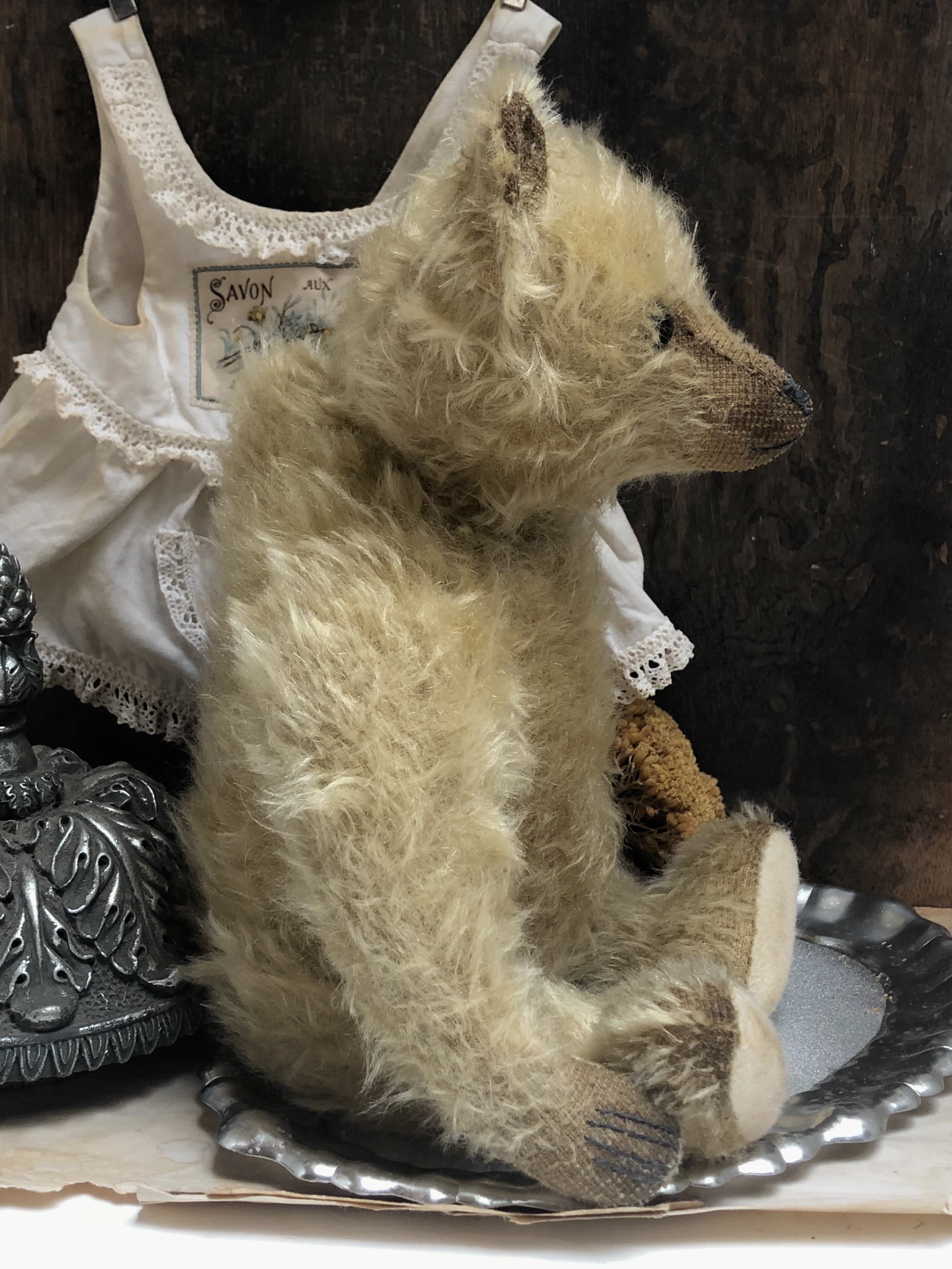 Hug Me Again Collectible bear "Valora" standing about 12.5 inch tall.