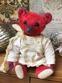 Hug Me Again Collectible bear "Loretto" standing about 6 inch tall.