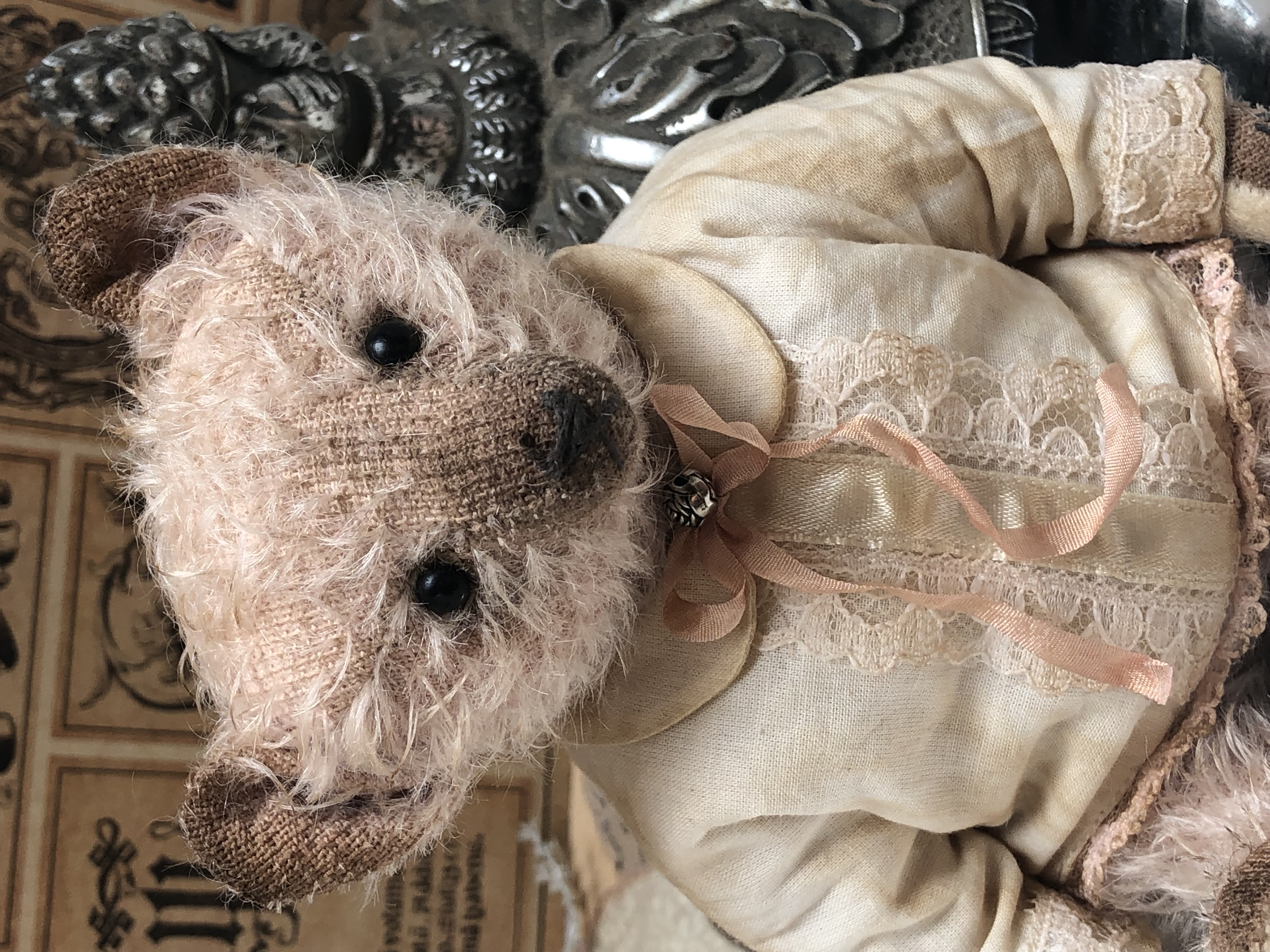 Hug Me Again Collectible bear "Sophie" standing about 7.5 inch tall.
