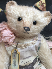 Hug Me Again Collectible bear "Rosalie" standing about 10.5 inch tall.