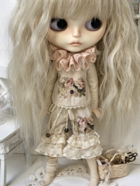 Shabby Chic vintage style set for Blythe TBL doll.