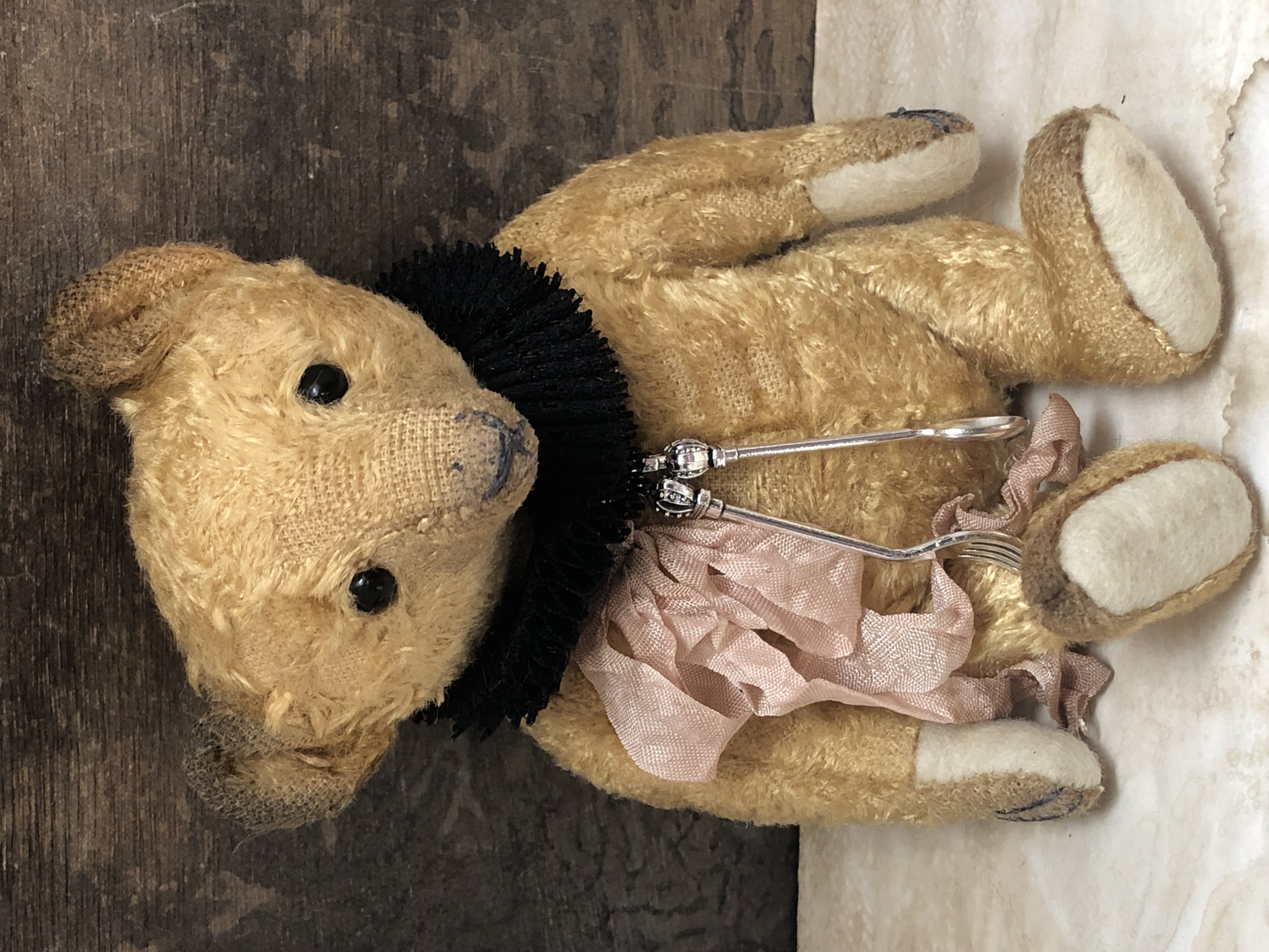 Hug Me Again Collectible bear "Emeric" standing about 7.5 inch tall.