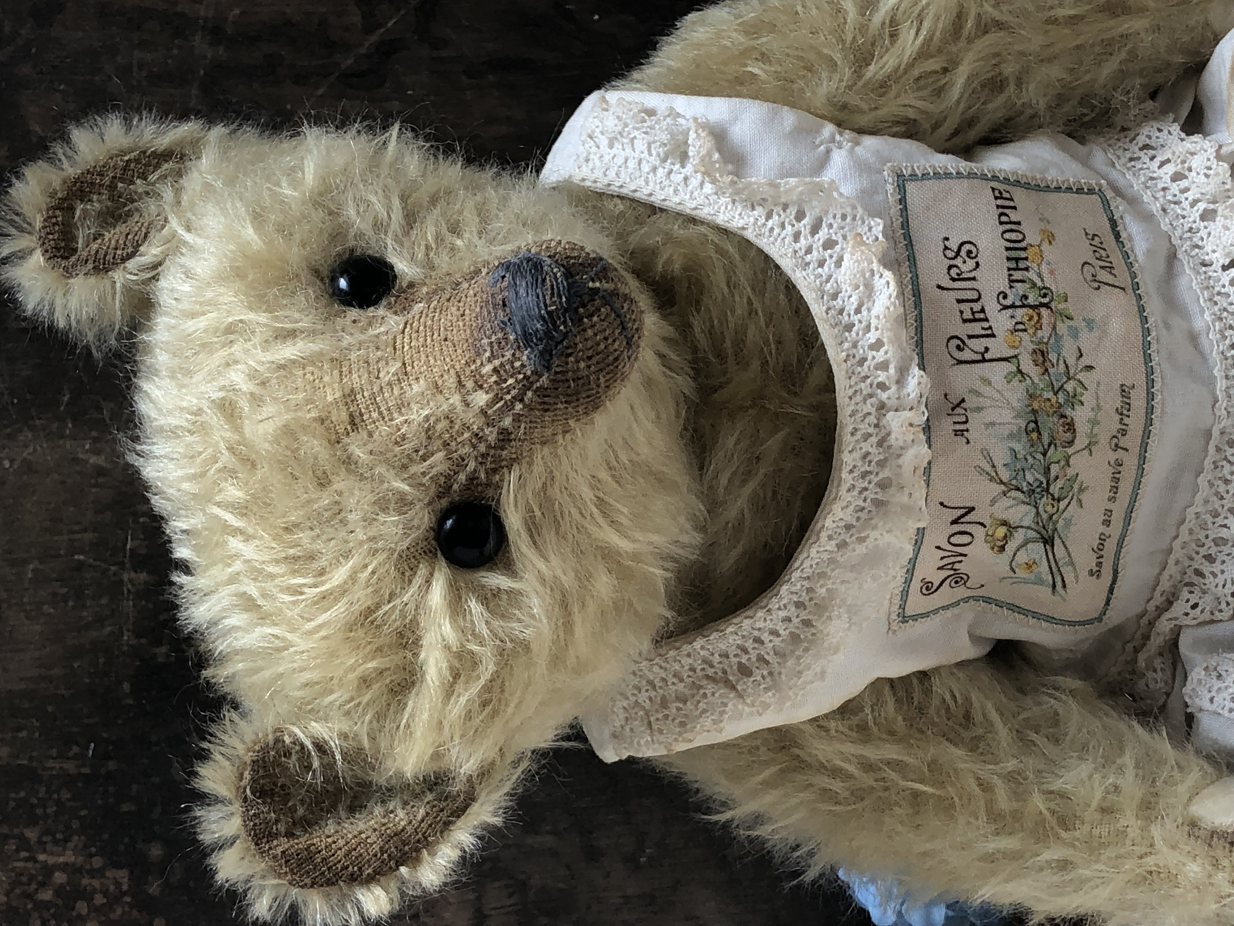 Hug Me Again Collectible bear "Valora" standing about 12.5 inch tall.