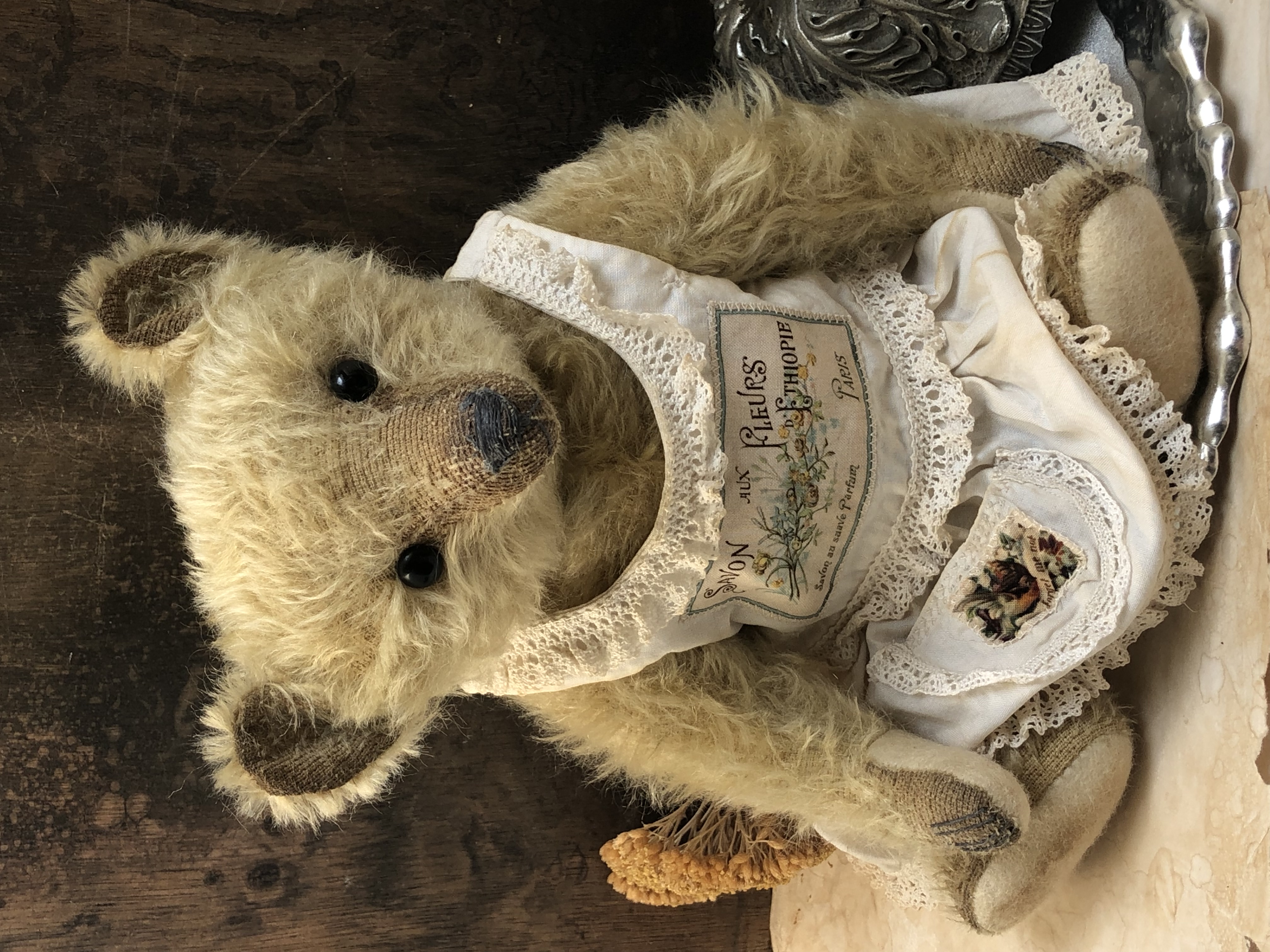 Hug Me Again Collectible bear "Valora" standing about 12.5 inch tall.