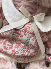 Hug Me Again Collectible bear "Millie" standing about 6.5 inch tall.