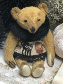 Hug Me Again Collectible bear "Mr. Applebobber" standing about 6 inch tall.