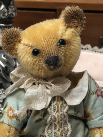 Hug Me Again Collectible bear "Little Noble" standing about 5.5 inch tall.