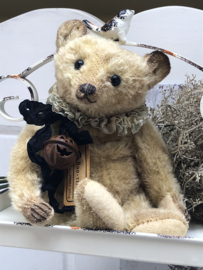 Hug Me Again Collectible bear "Boo-Tiful" standing about 9" inch tall.