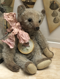 Hug Me Again Collectible bear "Pierre" standing about 9" inch tall.