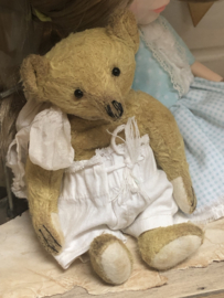 Hug Me Again Collectible bear "Finn" standing about 6 inch tall.