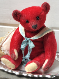 Hug Me Again Collectible bear "Little Atlas" standing about 9.5 inch tall.