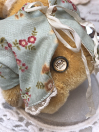 Hug Me Again Collectible bear "Little Noble" standing about 5.5 inch tall.
