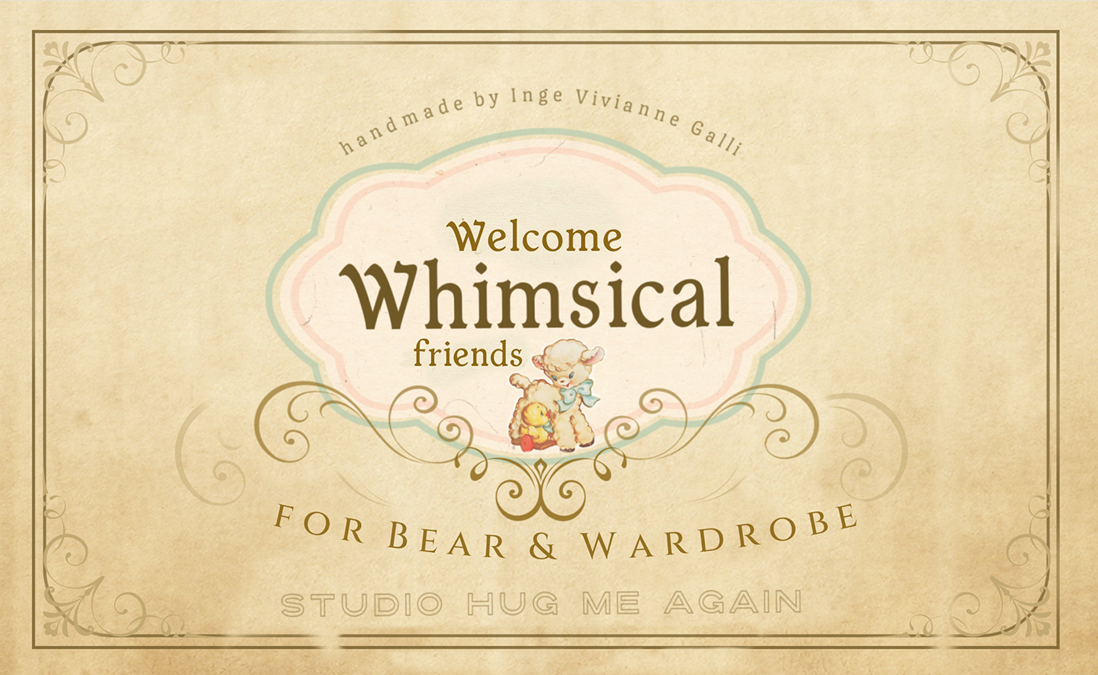 Whimsical bear banner 2026