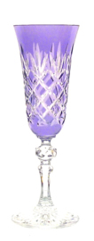 EWA champagne flute - light violet