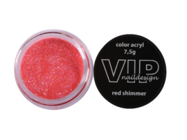 Coloracryl red shimmer