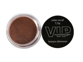 Coloracryl brown shimmer