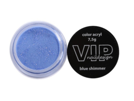 Coloracryl blue shimmer