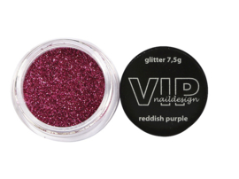 Glitter reddish purple