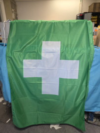 EHBO vlag 100x150cm [uitverkoop]