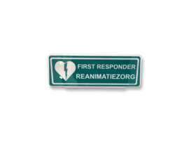 Zonneklepbord First Responder Reanimatiezorg GROEN