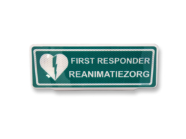 Zonneklepbord First Responder Reanimatiezorg GROEN