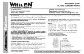 Whelen ULF22 LED flasher gebruikt