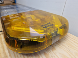 Whelen Justice amber met werkverlichting