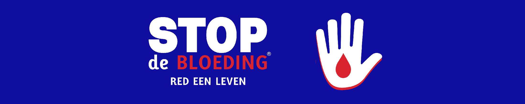 Stop de bloeding Banner