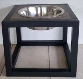 Houten voerbak Joep enkel maat XL