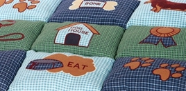 Trixie kussen patchwork