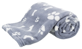 Fleece deken kenny blauw 100 x 75 cm