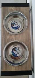 Houten voerbak Mika Ebben/zwart