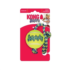 Kong squeakair bal met touw