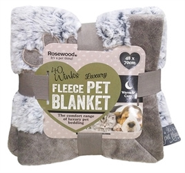 Luxury fleece deken 70 x 48 cm