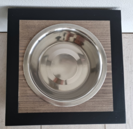 Houten voerbak Joep enkel maat L