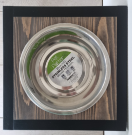 Houten voerbak Joep enkel maat XL