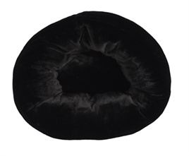 Honden mand donut zwart 70 cm