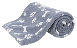 Fleece deken Kenny blauw 150 x 100 cm