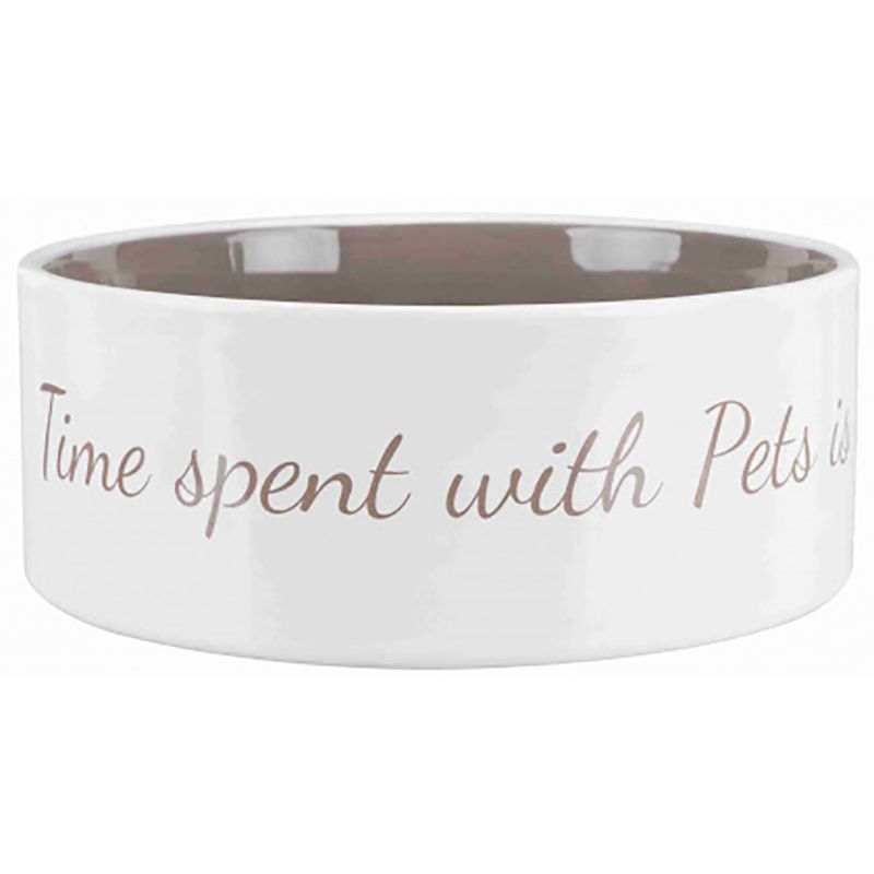 Voerbak pets home taupe 12 cm